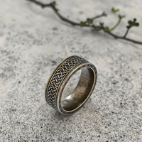 Bague pour homme en argent rétro nordique, motif viking, nœud celtique, personnalisée, cadeau de fête, pas de différence de prix