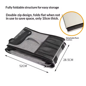 Büyük Kapasiteli Oxford Su Geçirmez Evcil Hayvan Sırt Çantası Ayarlanabilir Nefes Alabilen Tekerlekli Taşıyıcı Köpek ve Kedi Seyahati için 20kg Kapasite - Product Image 4