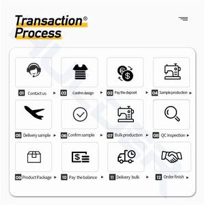 بنطلون جينز واسع الساق بالجملة بشعار مخصص عالي الجودة من القطن الناعم والمريح بقصة فضفاضة مغسول أزرق بخصر مرتفع - Product Image 5