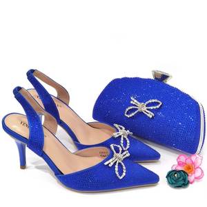 Date Fashion Party Sexy Femmes Talon Haut Peep-toe Chaussures Avec Sac À Main - Product Image 5