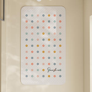 Alfombrilla de seguridad para bañera de estilo moderno, alfombrillas de baño de PVC antideslizantes con patrón sólido, ventosas, alfombrillas ligeras hechas a máquina para Baño - Product Image 6