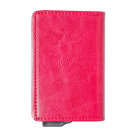 Portefeuille de cartes de crédit en aluminium et PU anti-vol unisexe CardHoda avec blocage RFID, porte-cartes de visite en nylon tendance