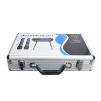 Précision Pro Audio UHF-280 Microphone double canaux Système sans fil Son cristallin Microphones sans fil professionnels