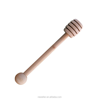 Nuevo Dispensador de Miel de Madera Vintage, Ecológico, Biodegradable, Reutilizable, con Logotipo Grabado Personalizado de Fábrica Newell