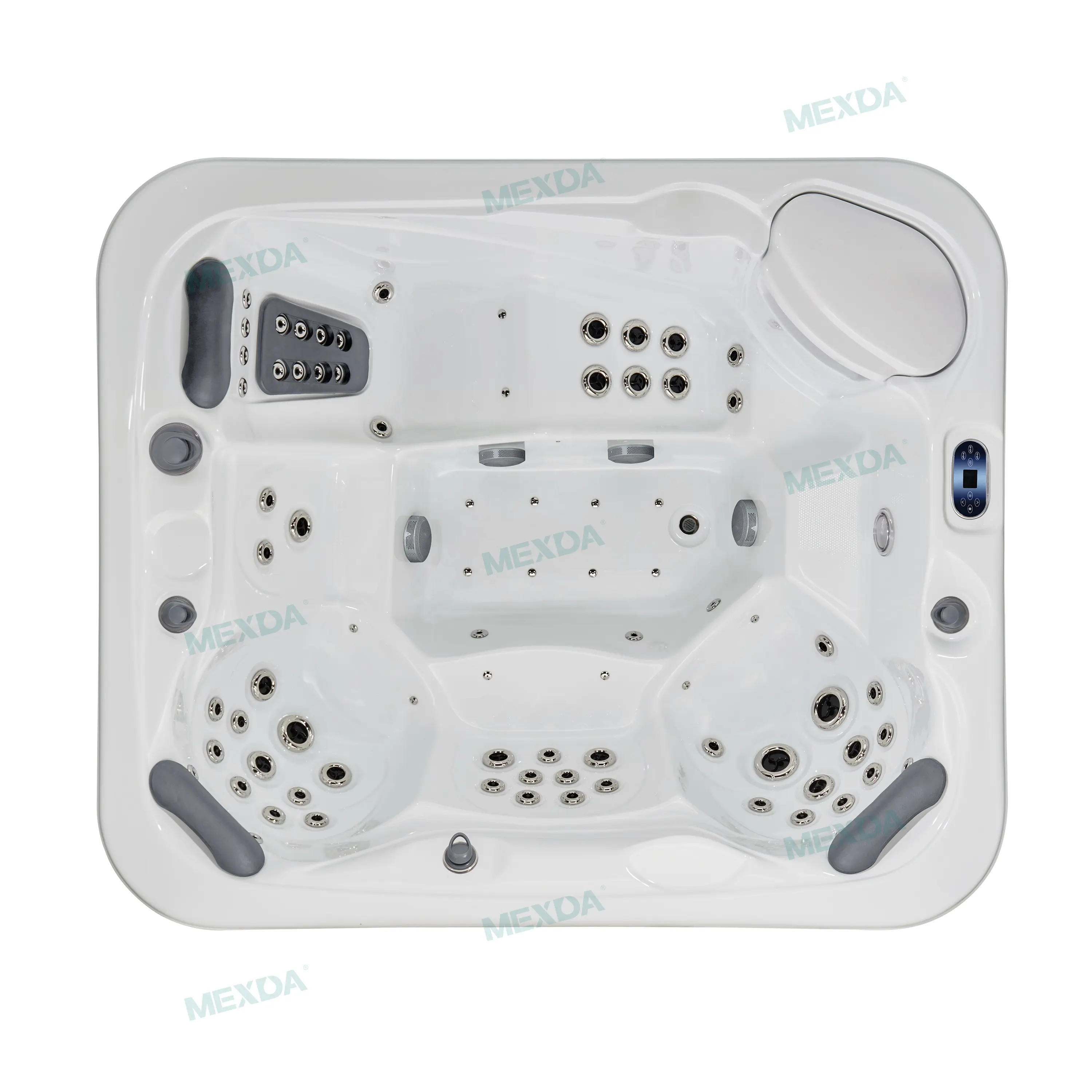 MEXDA 5 Personen Whirlpool Badewanne Us Acryl Balboa Control System Deluxe Outdoor Whirlpool WS-591