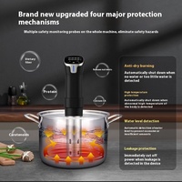 Machine moderne sous vide WIFI à basse température Cuisson lente Batteur à oeufs placé à la main pour la cuisine Bâton à steak moléculaire sous vide