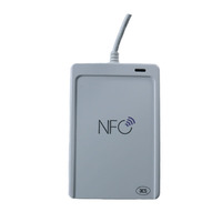 Lector de Tarjetas Inteligentes RFID de 13.56MHz, USB, NFC, ACR1552U, con Material ABS, para Control de Acceso y Pagos sin Efectivo