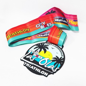 Medal Manufacturer Wholesale Cheap Design Blank Zinc Alloy 3D Gold Award Marathon Running Custom Metal Sport Medal - Product Image 1