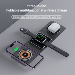 Nueva llegada <span class=keywords><strong>2023</strong></span> Trending Products Cargador inalámbrico 3 en 1 para Qi <span class=keywords><strong>AirPods</strong></span> iWatch iPhone 15 Pro Max Cargadores inalambricos - Product Image 5