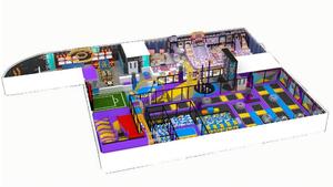 Wholesale Indoor/Outdoor Trampoline Park Facilities Amusement Park Roller Bridge Dodgeball Slide Sponge Pool With Wholesome Fun