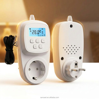 Prise de thermostat programmable WIFI avec capteur externe pour le contrôle intelligent du chauffage domestique