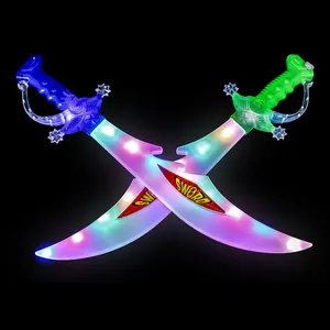 어린이 장난감 선물을위한 최신 디자인 LED 검 칼 칼 플래시 다채로운 중력 유도