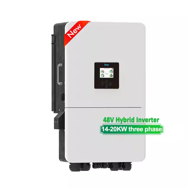 For Deye Solis Growatt Solar Inverter 14KW-20KW Hybrid Hot Sale 16KW-18KW with 20KWH-30KWH Storage System Three Phase Output