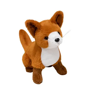 Jouet en peluche personnalisé simulation de renard conception mignonne poupée en peluche cadeau