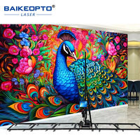Mesin cetak Inkjet vertikal 3d menyediakan Panel dinding mesin cetak Mural vertikal 3d