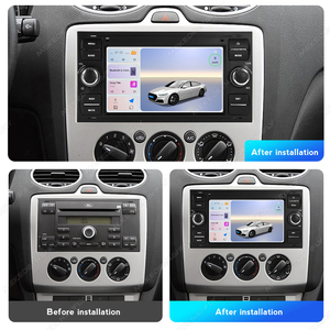 Radio Auto MEKEDE con Carplay, WiFi, Bluetooth, Reproductor Multimedia <span class=keywords><strong>de</strong></span> 6+128G para <span class=keywords><strong>Ford</strong></span> Focus 2, S-Max, Kuga, Fiesta, Fusion 2004-2007 <span class=keywords><strong>de</strong></span> 7 Pulgadas - Product Image 3