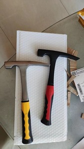 Outils <span class=keywords><strong>de</strong></span> prospection géologique sur le terrain : <span class=keywords><strong>Marteau</strong></span> à boue monobloc à tête plate et pointue avec manche en plastique pour l'exploration géologique et la travaux <span class=keywords><strong>de</strong></span> pierre - Product Image 6