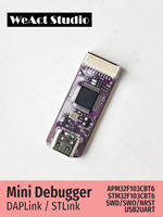 WeAct STLink V2 V3 DAPLink ARM Hata Ayıklayıcı Tip-C STM32 Programlayıcı Emülatörü, STM32F103CBT6 MCU İndirici için