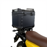 Porte-bagages arrière simple de luxe Solo PG1 M-Biker, service professionnel, construction en alliage THP durable, CNC, 4 kg