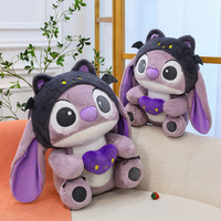 Boneka Plush Demon Stitch Ungu Ukuran Besar Baru, Boneka Kain Anak-anak, Hadiah untuk Anak Perempuan, Grosir untuk Perdagangan Luar Negeri