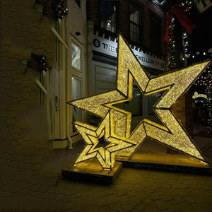 Guirlande <span class=keywords><strong>de</strong></span> Noël en aiguilles <span class=keywords><strong>de</strong></span> pin <span class=keywords><strong>de</strong></span> 2,5 m <span class=keywords><strong>de</strong></span> haut, grande guirlande <span class=keywords><strong>lumineuse</strong></span> avec nœud et lumières LED pour la décoration commerciale des fêtes - Product Image 4