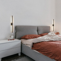 Moderne lumière luxe et minimaliste long salon fond applique chambre chevet LED support applique