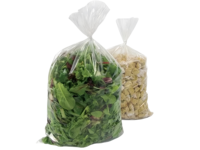 Op maat gemaakte platte open plastic PE zakken met gravureprint, recycleerbaar, hitteverzegelbaar verpakkingsmateriaal voor groenten & fruit