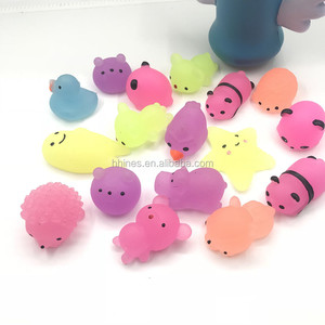 Jouets en TPR qui brillent dans le noir, animaux mochi, jouets souples pour soulager le stress, pour garçons et filles, jouets à presser à bas prix - Product Image 2