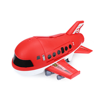 Avion de transport de jouets avec un grand espace de stockage, avion cargo avec 6 mini voitures, jouets pour enfants