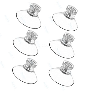 Ventosas de PVC grandes de 40mm, 50mm, 60mm de diámetro, con rosca M4 de 10mm de longitud, para extrusión, corte y exhibición colgante. - Product Image 2