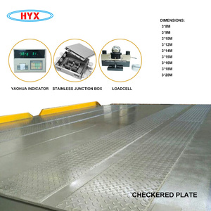 Cao cấp <span class=keywords><strong>60</strong></span> tấn xe tải điện tử Quy mô tùy chỉnh LED kỹ thuật số cầu cân cho xe & xe trọng lượng thép không thấm nước hiển thị - Product Image 2