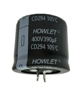 Condensateur à encliqueter Howlet 330uF 390uF 560uF 680uF 160V 180V 200V 250V 315V 350V 450V 550V