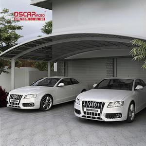 Kits de toiture plate en aluminium avec toits en polycarbonate, structure portable et durable pour allée, jardin, patio, abri de voiture - Product Image 1