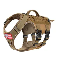 Gilet tactique militaire K9 pour chien, produit personnalisé, pour Service de Police, harnais pour chiens