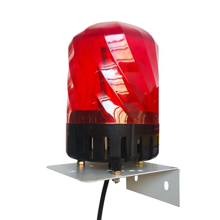 High Volume Audible Visual Warning Red Blue Yellow Flashing Strobe LED Light Alarm Annunciator