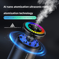 Diffuseur d'aromathérapie intelligent pour voiture avec lumière musicale RVB et lumière ciel étoilé, parfum pour voiture, diffuseur d'aromathérapie