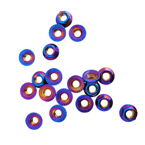Tuercas de brida M6 de acero inoxidable con cabeza hexagonal antidesprendimiento para modificación de motocicletas y vehículos eléctricos - Product Image 4