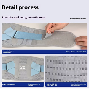 <span class=keywords><strong>Ceinture</strong></span> de soutien <span class=keywords><strong>lombaire</strong></span> respirante, élastique, amincissante, pour le sport et le travail, à double traction dorsale - Product Image 4