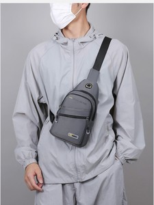 New Men's <b>Chest</b> Bag Casual Single-Shoulder Crossbody Student Sports Waterproof <b>Small</b> Backpack Outdoor Shoulder Bag - Product Image 6