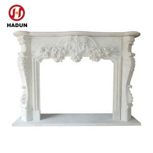 Популярный белый каррарский мраморный камин - Product Image 2