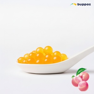 พีชป๊อปปิ้งโบบา 50 กรัม บรรจุถุง ฮาลาล HACCP สำหรับร้านชานมไข่มุก รับผลิตแบบ OEM - Product Image 4