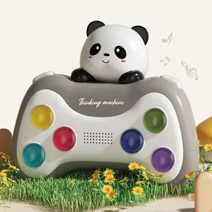 Samtoys baru Mini Handheld Logic Thinking Machine Fidget Toy tombol memori cepat Pop Quick Push konsol Game dengan musik