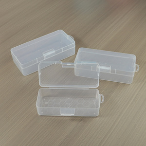 Transparent Rectangular Plastic <b>Storage</b> <b>Box</b> With Lid For Office Organizing And Mobile Phone Accessories - Product Image 2