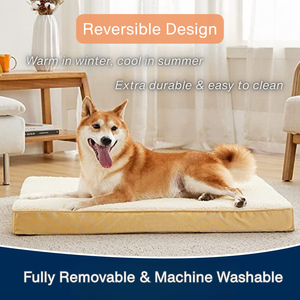 Fabrikant Op Maat Gemaakte Luxe Grote Zachte Omkeerbare Orthopedische Geheugen Ei-Krat Schuim Hond <span class=keywords><strong>Bed</strong></span> Verwijderbare Wasbare Afdekking Maat-Xl - Product Image 3