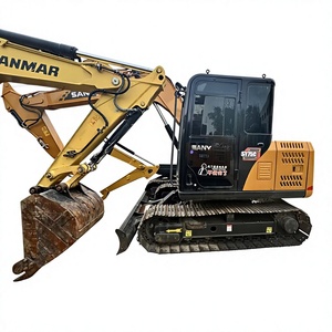 Excavadora Sany SY 75C Usada, Peso Operativo de 7 a 8 Toneladas, Cucharón de Excavación con Capacidad de 0.3m³, Maquinaria de Construcción en Oferta - Product Image 1