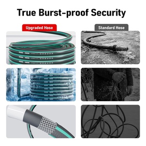 <span class=keywords><strong>Manguera</strong></span> de Jardín de PVC Resistente de 1/2 Pulgada y 50m, <span class=keywords><strong>Manguera</strong></span> de Agua de Alta Presión para Todas las Estaciones con Conector de Extensión para Lavado de Autos - Product Image 3
