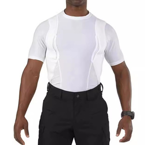 T-shirt Tattica Estiva 2025 da Uomo a Maniche Corte in Poliestere ad Asciugatura Rapida <span class=keywords><strong>e</strong></span> Traspirante - Product Image 2