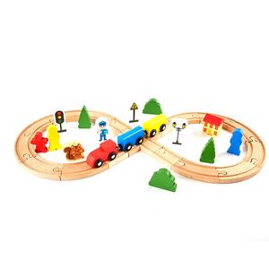 Circuit de jouets <span class=keywords><strong>en</strong></span> <span class=keywords><strong>bois</strong></span>, voie de course, offre spéciale, nouveau Type - Product Image 2