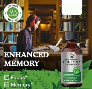 Vente en gros OEM Organique Gotu Kola Extrait liquide Centella Asiatica pour le système musculo-squelettique Soutien Supplément d'herbes - Product Image 5