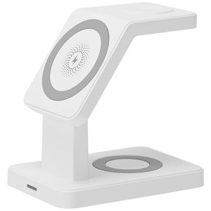 Base de Carga Inalámbrica Magnética <span class=keywords><strong>3</strong></span> en 1 Wesdar, Estación de Carga Rápida de 15W para Dispositivos Inteligentes <span class=keywords><strong>IOS</strong></span> - Tipo-C - Product Image 3